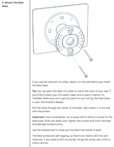 Google Nest Thermostat - Smart Thermostat for Home - Programmable Wifi Thermostat - Snow