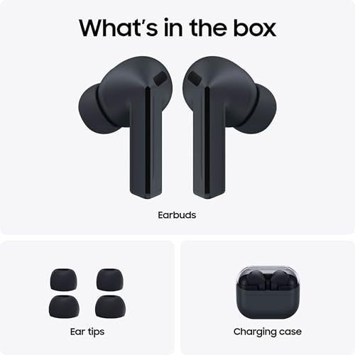 Samsung Galaxy Buds 3 Pro AI True Wireless Bluetooth Earbuds, Noise Cancelling, Sound Optimization, Redesigned Comfort Fit, Silver [US Version, Amazon Exclusive, 2Yr Warranty]
