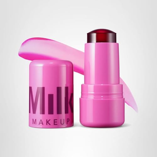 Milk Makeup Cooling Water Jelly Tint – Long-Lasting Sheer Lip + Cheek Stain with Firming Vegan Collagen + Hydrating Aloe – Transfer Proof, Buildable Lip Tint + Blush