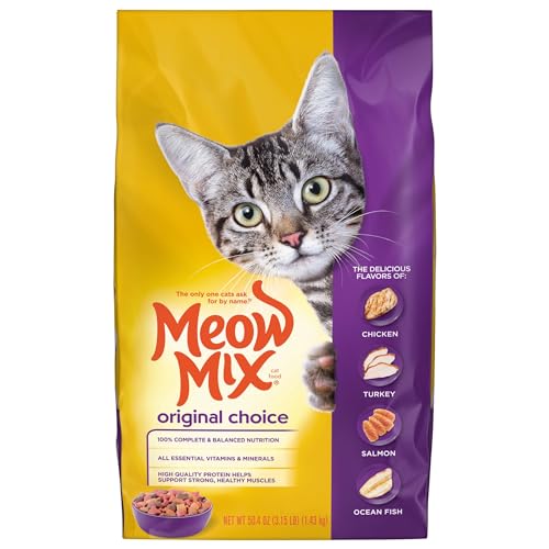 Meow Mix Original Choice Dry Cat Food, 6.3 Pound Bag