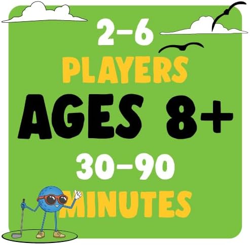 Play Nine – The Card Game of Golf, Ages 8 and Up, Learn to Play in 7 Minutes, 15 Min Gameplay, Fun Travel-Friendly Family Card Game for Kids, Teens & Adults, Great Golf Gift & Game Night Favorite