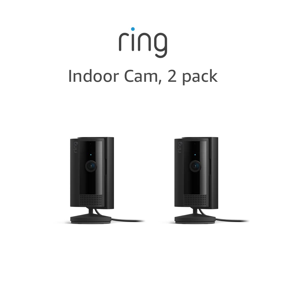 Ring Indoor Cam — Home or business security in 1080p HD video, White