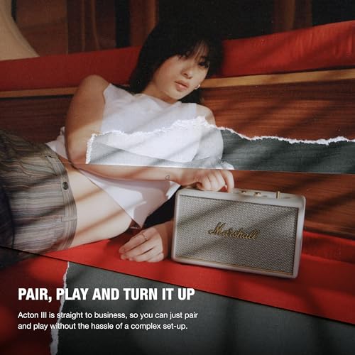 Marshall Acton III Bluetooth Home Speaker, Black