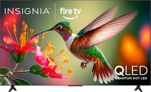 INSIGNIA 75-inch Class QF Series LED 4K UHD QLED Smart Fire TV with Alexa Voice Remote (NS75-UQFL26)