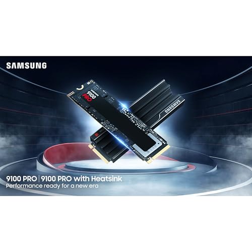 Samsung SSD 9100 PRO 4TB, PCIe 5.0x4 M.2 2280, Seq. Read Speeds Up to 14,800MB/s, Best for AI Computing, Gaming, and Heavy Duty Workstations (MZ VAP4T0B/AM)