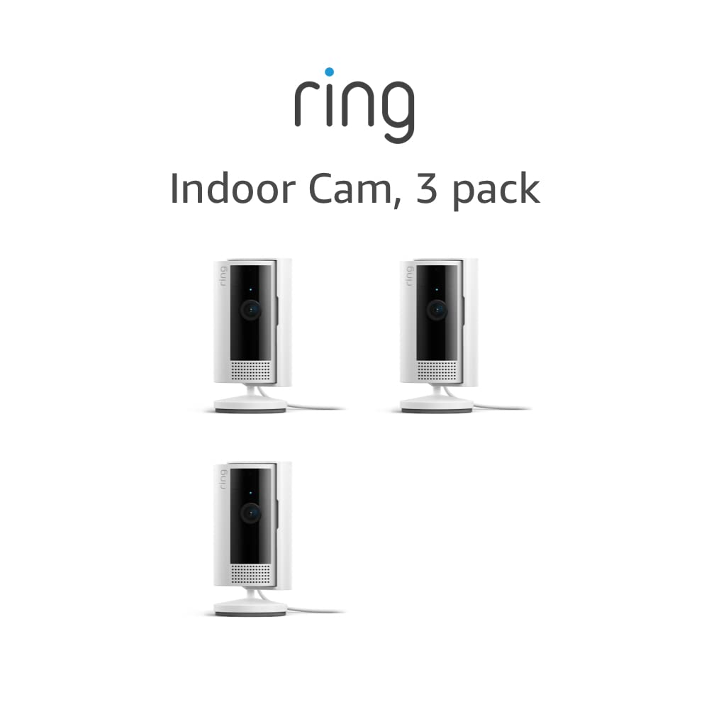 Ring Indoor Cam — Home or business security in 1080p HD video, White