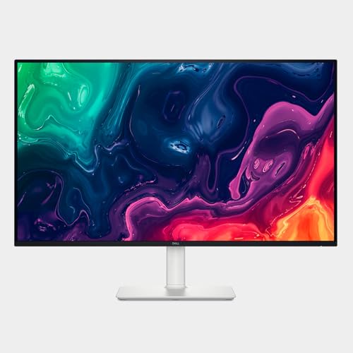 Dell 27 Plus 4K USB-C Monitor - S2725QC - 27-inch 4K (3840 x 2160) 120Hz 16:9 Display, AMD FreeSync Premium, sRGB 99%, Integrated Speakers, 1500:1 Contrast Ratio, Comfortview Plus - Ash White