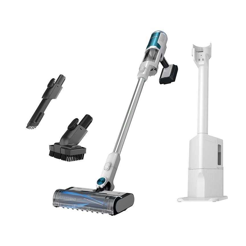 Shark | Pet Cordless Vacuum Cleaner | LED Headlights | Removable Handheld Vacuum for Pet Hair | Crevice Tool & Pet Multi-Tool Included | 40min Runtime | For Carpet & Hard Floors | Grey | IX141
