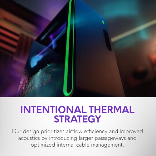 Alienware Aurora Gaming Desktop ACT1250 - Intel Core Ultra 7 265F, 32GB DDR5 RAM, 1TB SSD, NVIDIA GeForce RTX 5070, 1000W Platinum Rated PSU, Windows 11 Home, Clear Panel - Black