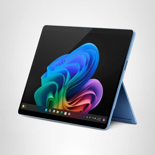 Microsoft Surface Pro 2-in-1 Laptop/Tablet (2024), 13" OLED Touchscreen Display, 16GB RAM, 512GB Storage | Windows 11 Copilot+ PC, Snapdragon X Elite (12 Core), Platinum