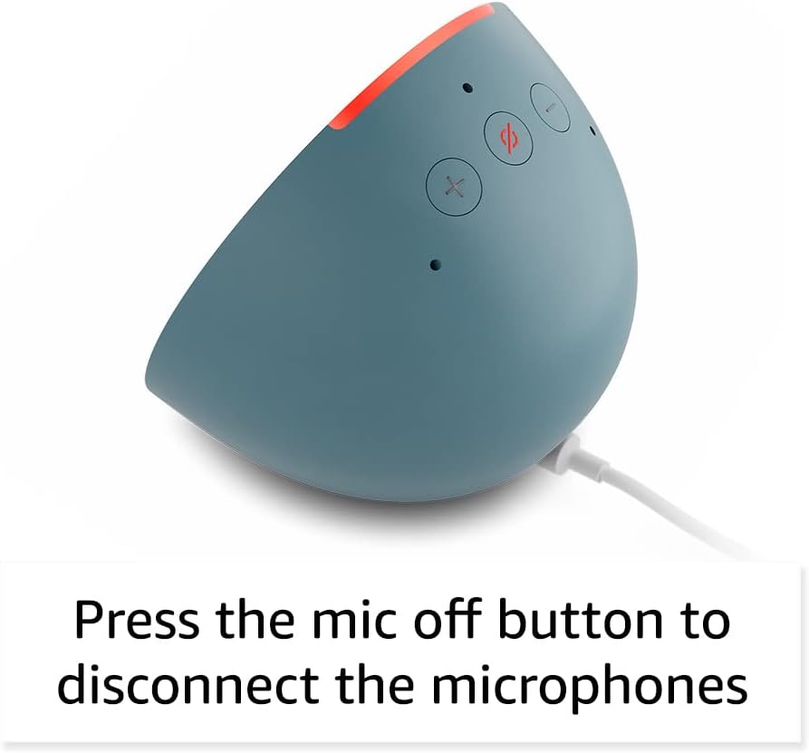 Amazon Echo Pop (newest model), Our smallest speaker with Alexa+ Early Access, Fits in any room, Charcoal