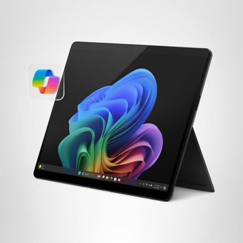 Microsoft Surface Pro 2-in-1 Laptop/Tablet (2024), 13" OLED Touchscreen Display, 16GB RAM, 512GB Storage | Windows 11 Copilot+ PC, Snapdragon X Elite (12 Core), Platinum