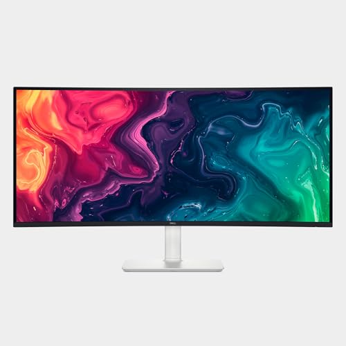 Dell 27 Plus 4K USB-C Monitor - S2725QC - 27-inch 4K (3840 x 2160) 120Hz 16:9 Display, AMD FreeSync Premium, sRGB 99%, Integrated Speakers, 1500:1 Contrast Ratio, Comfortview Plus - Ash White