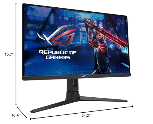 ASUS ROG Swift 32” 4K OLED Gaming Monitor (PG32UCDM) - UHD (3840 x 2160), QD-OLED, 240Hz, 0.03ms, G-SYNC Compatible, Custom Heatsink, Graphene Film, 99% DCI-P3, True 10-bit, 90W USB-C