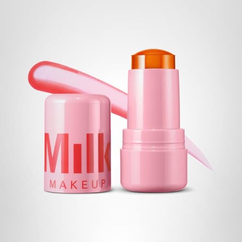 Milk Makeup Cooling Water Jelly Tint – Long-Lasting Sheer Lip + Cheek Stain with Firming Vegan Collagen + Hydrating Aloe – Transfer Proof, Buildable Lip Tint + Blush