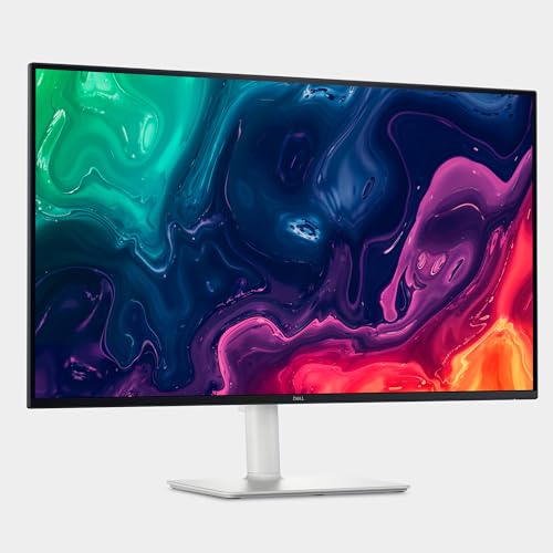 Dell 27 Plus 4K USB-C Monitor - S2725QC - 27-inch 4K (3840 x 2160) 120Hz 16:9 Display, AMD FreeSync Premium, sRGB 99%, Integrated Speakers, 1500:1 Contrast Ratio, Comfortview Plus - Ash White