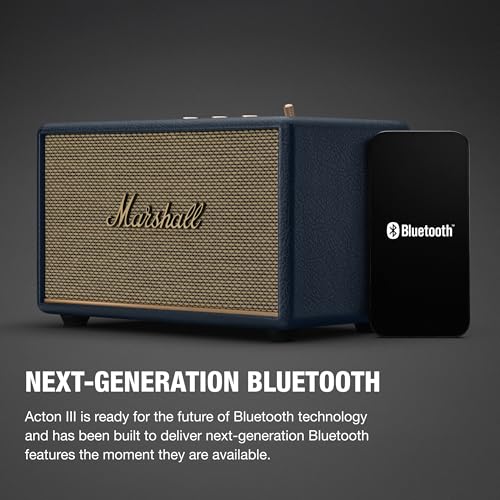 Marshall Acton III Bluetooth Home Speaker, Black