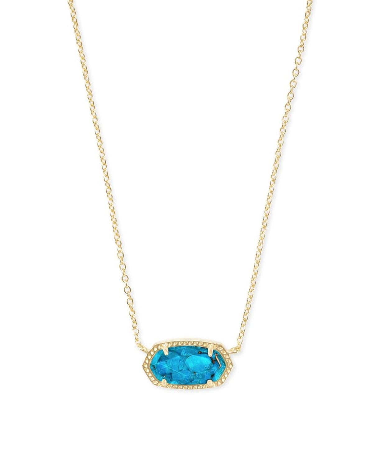 Kendra Scott Elisa Pendant Necklace for Women, Fashion Jewelry, 14k Gold-Plated