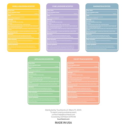 Touchland Special Edition Confetti Cake Mist + Frosted Sparkle Case Set, Scented & Stylish Hydrating Hand Sanitizer Spray Bundle, Travel Size, Dye Free, Amazon Exclusive