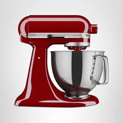KitchenAid Artisan Series 5 Quart Tilt Head Stand Mixer with Pouring Shield KSM150PS, Dried Rose