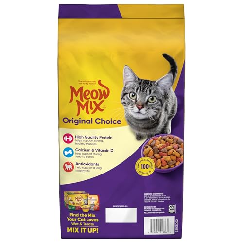 Meow Mix Original Choice Dry Cat Food, 6.3 Pound Bag