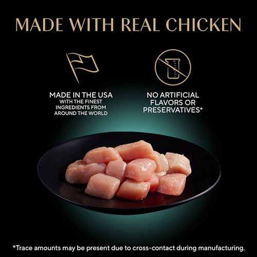 Sheba Perfect Portions Wet Cat Food Pate Savory Chicken Entree, Roasted Turkey Entree, and Tender Beef Entree Variety Pack, 2.6 oz. Twin Pack Trays (24 Count, 48 Servings)