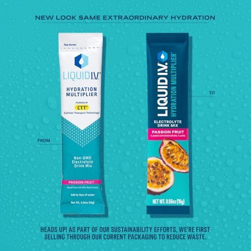 Liquid I.V.® Hydration Multiplier - Cotton Candy | Electrolyte Powder Drink Mix | 1 Pack (16 Servings)