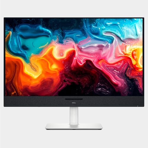 Dell 27 Plus 4K USB-C Monitor - S2725QC - 27-inch 4K (3840 x 2160) 120Hz 16:9 Display, AMD FreeSync Premium, sRGB 99%, Integrated Speakers, 1500:1 Contrast Ratio, Comfortview Plus - Ash White