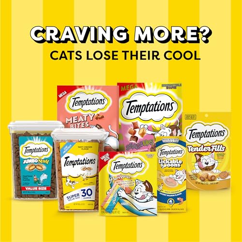 Temptations Creamy Puree Variety Pack of Squeezable Cat Treats, 0.42 oz. Tubes, 24 Count