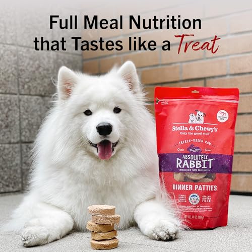 Stella & Chewy's Freeze-Dried Raw Dinner Patties - Dandy Lamb Recipe - High Protein Grain-Free Puppy & Dog Food - Perfect For Picky Eaters - 5.5 oz