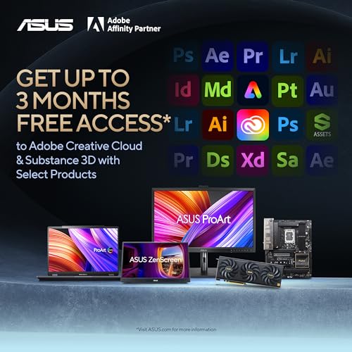 ASUS ROG Swift 32” 4K OLED Gaming Monitor (PG32UCDM) - UHD (3840 x 2160), QD-OLED, 240Hz, 0.03ms, G-SYNC Compatible, Custom Heatsink, Graphene Film, 99% DCI-P3, True 10-bit, 90W USB-C