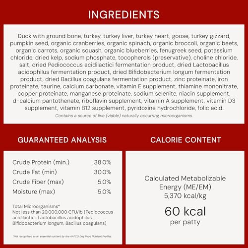 Stella & Chewy's Freeze-Dried Raw Dinner Patties - Dandy Lamb Recipe - High Protein Grain-Free Puppy & Dog Food - Perfect For Picky Eaters - 5.5 oz