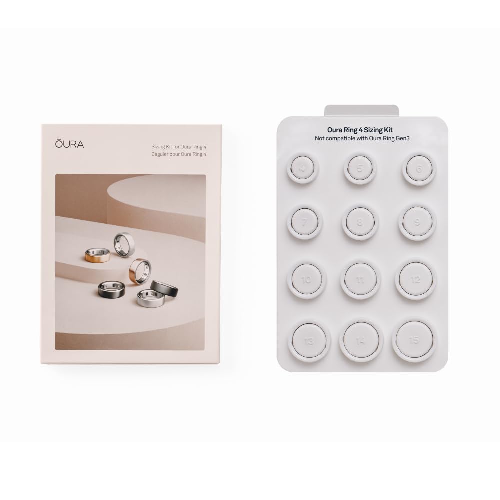 Oura Ring 4 - Gold - Size 7 - Size Before You Buy