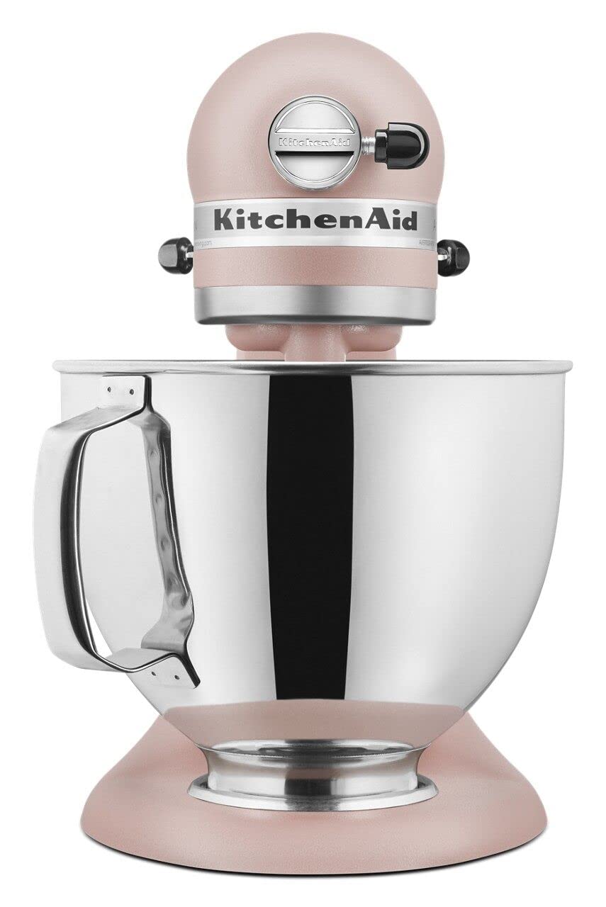 KitchenAid Artisan Series 5 Quart Tilt Head Stand Mixer with Pouring Shield KSM150PS, Dried Rose