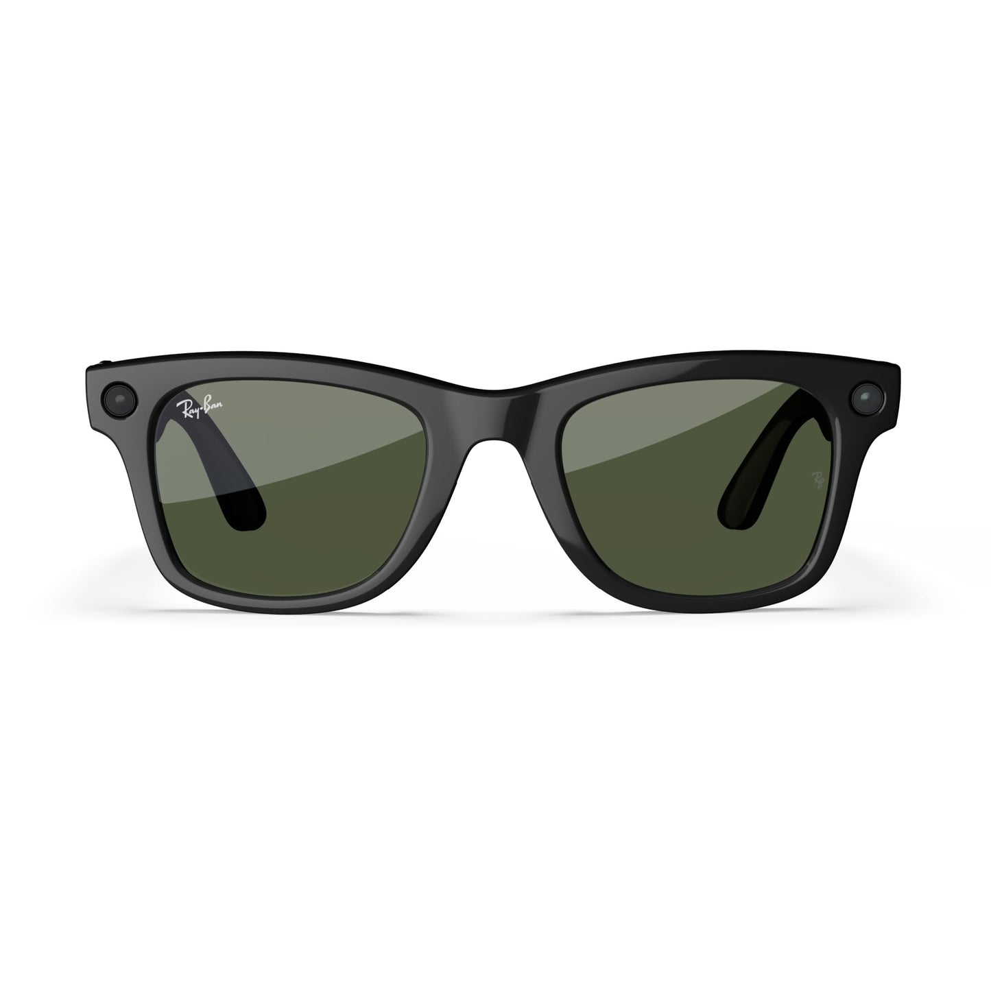 Ray-Ban Meta (Gen 1), Wayfarer, Matte Black | Smart AI Glasses for Men, Women - 12 MP Camera, Open-Ear Speakers, Video Recording, Bluetooth - Polarized Gradient Graphite Lenses - Wearable Technology
