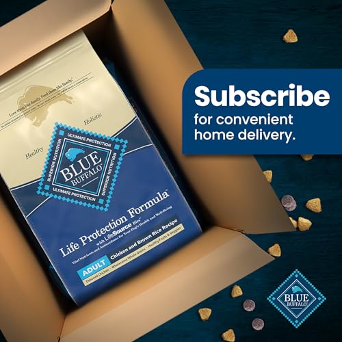 Blue Buffalo Life Protection Formula Natural Adult Dry Dog Food, Chicken and Brown Rice 5-lb Trial Size Bag