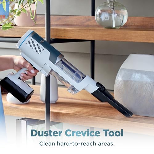 Shark | Pet Cordless Vacuum Cleaner | LED Headlights | Removable Handheld Vacuum for Pet Hair | Crevice Tool & Pet Multi-Tool Included | 40min Runtime | For Carpet & Hard Floors | Grey | IX141