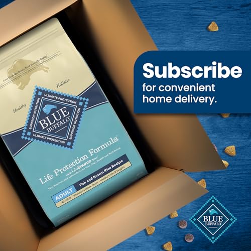 Blue Buffalo Life Protection Formula Natural Adult Dry Dog Food, Chicken and Brown Rice 5-lb Trial Size Bag