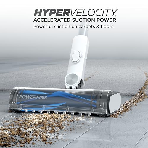 Shark | Pet Cordless Vacuum Cleaner | LED Headlights | Removable Handheld Vacuum for Pet Hair | Crevice Tool & Pet Multi-Tool Included | 40min Runtime | For Carpet & Hard Floors | Grey | IX141