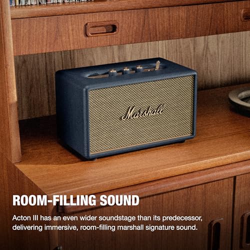 Marshall Acton III Bluetooth Home Speaker, Black