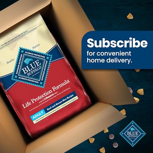 Blue Buffalo Life Protection Formula Natural Adult Small Breed Dry Dog Food, Chicken and Brown Rice 5-lb Trial Size Bag