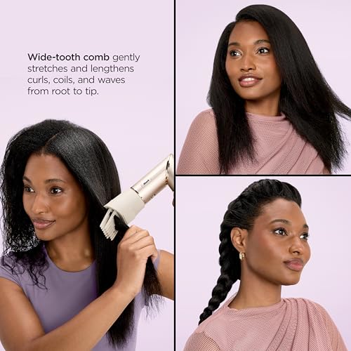 Shark HD430 FlexStyle Air Styling & Drying System, Powerful Hair Dryer Brush & Multi-Styler with Auto-Wrap Curlers, Paddle Brush, Oval Brush, Concentrator Attachment, Stone