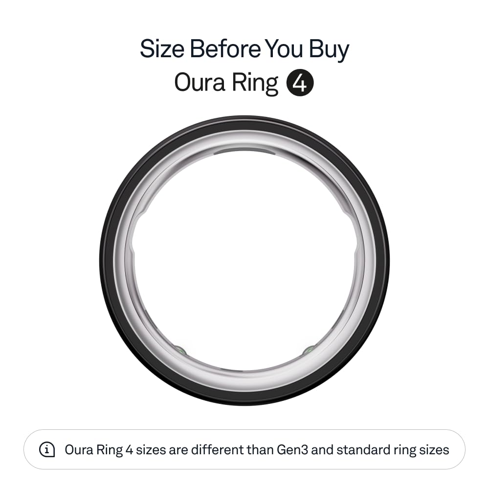 Oura Ring 4 - Gold - Size 7 - Size Before You Buy