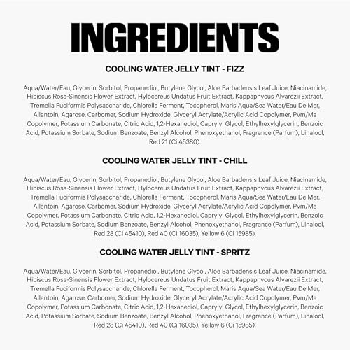 Milk Makeup Cooling Water Jelly Tint – Long-Lasting Sheer Lip + Cheek Stain with Firming Vegan Collagen + Hydrating Aloe – Transfer Proof, Buildable Lip Tint + Blush