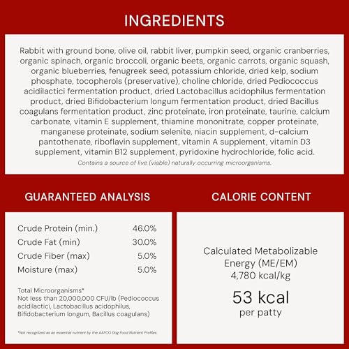 Stella & Chewy's Freeze-Dried Raw Dinner Patties - Dandy Lamb Recipe - High Protein Grain-Free Puppy & Dog Food - Perfect For Picky Eaters - 5.5 oz