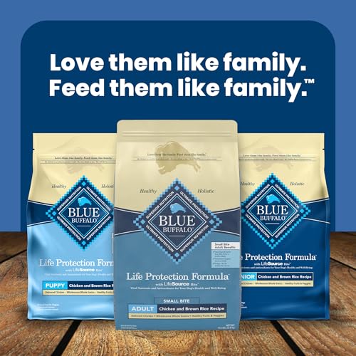 Blue Buffalo Life Protection Formula Natural Adult Dry Dog Food, Chicken and Brown Rice 5-lb Trial Size Bag