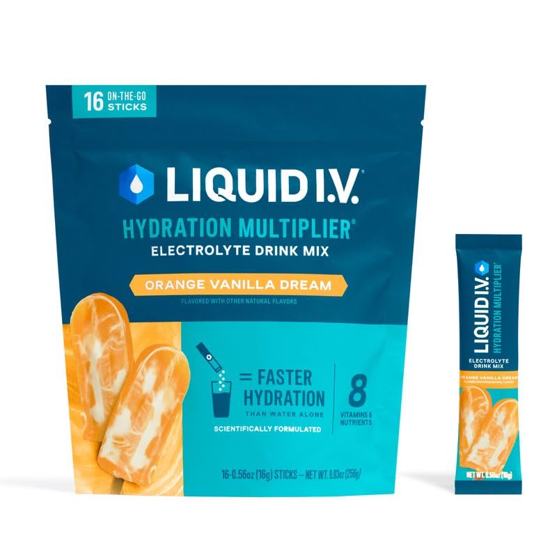 Liquid I.V.® Hydration Multiplier - Cotton Candy | Electrolyte Powder Drink Mix | 1 Pack (16 Servings)