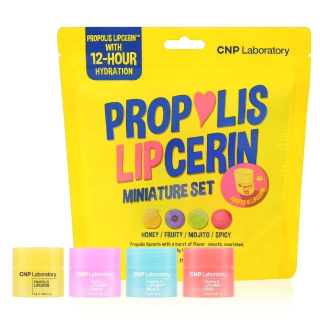 CNP Honey Lip Butter - Propolis Lipcerin™ 01 Original, Hydrating Overnight Manuka Lip Balm & Mask, 12hr Long-Lasting Moisture, Stocking Stuffers, Gifts for Women, 0.5 fl.oz.