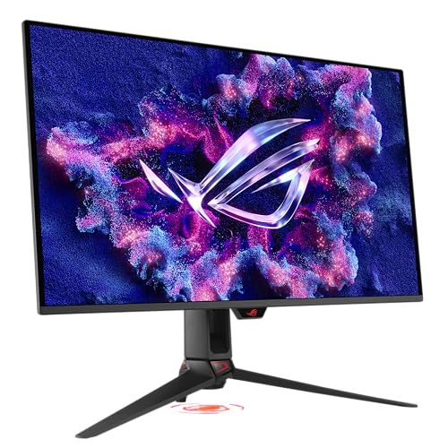 ASUS ROG Strix 27” 1440P OLED Gaming Monitor (XG27AQDMG) - QHD, Glossy OLED, 240Hz, 0.03ms, Custom Heatsink, Anti-flicker,Uniform Brightness, G-SYNC Compatible, 99% DCI-P3, DisplayWidget, 3yr warranty