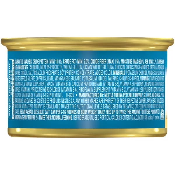 Fancy Feast Poultry and Beef Feast Classic Pate Collection Grain Free Wet Cat Food Variety Pack - (Pack of 30) 3 oz. Cans